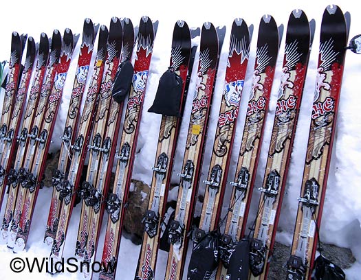 Dynafit Revelstoke Stoke skis.