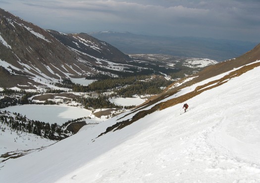Backcountry skiing California Sierra