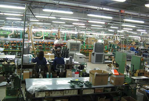 Scarpa factory interior.
