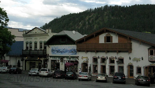 Leavenworth, Washington by way of the olden country, other than the gigantic fruit warehouse in the middle of everything.