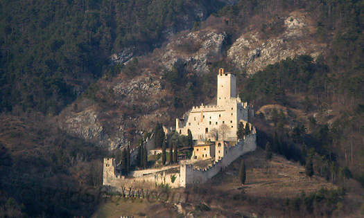 Quite a scenic train ride. Castles abound, just south of Brenner Pass and Italy-Austria border at this point.