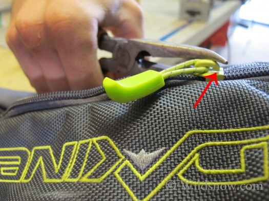 This was an easy remedy.  Simply take a pair of needle nose pliers to each slider to fully close.