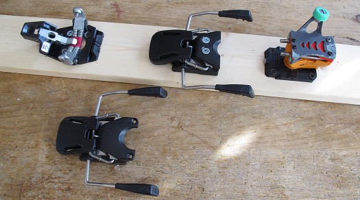 G3 Onyx brake used with early Dynafit tech binding, would work with lots of different tech bindings.