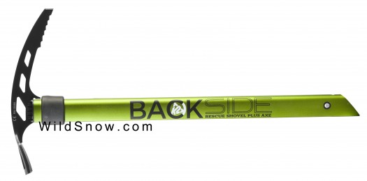 Ice axe shovel shaft, the Shax from K2 for ski mountaineers.