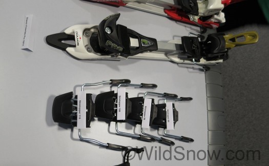 Brakes for Diamir bindings, similar selection will be available for Vipec only with Vipec you'll simply swap in the metal arms.