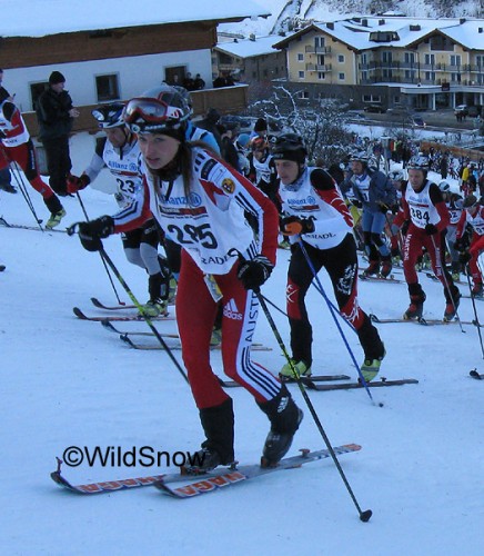 Michaela Essl, Austrian Ski Mountaineering Team, winner women's division Mountain Attack 2010