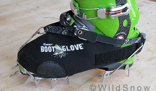 Boot Glove by Dry Guy for backcountry skiing.