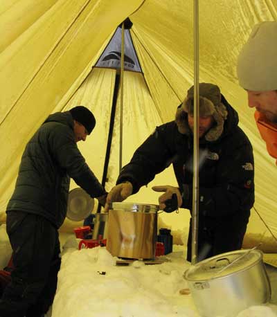 Cooking for backcountry skiing