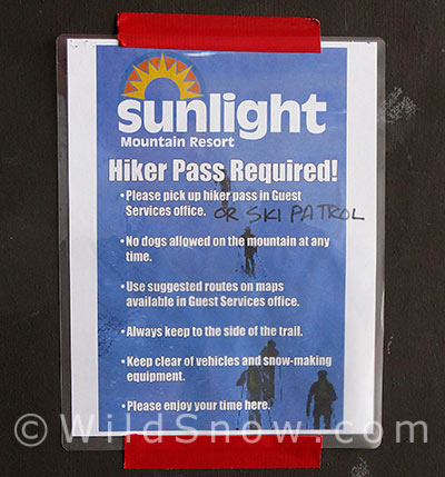 Sunlight hiker pass poster