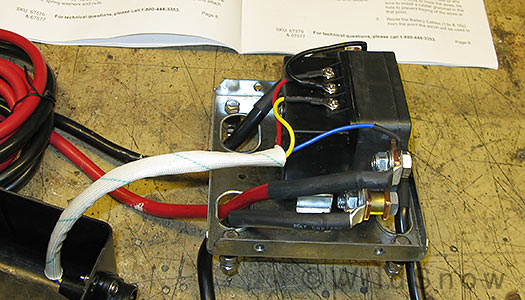 Solenoid pack for backcountry skiing winch.