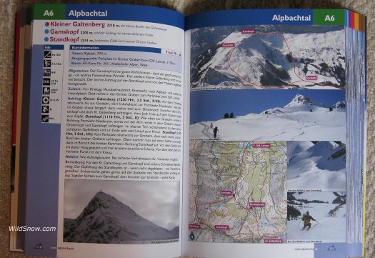 Guidebook for Tirol backcountry skiing.