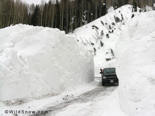 Marble, Colorado, Quarry Road snow avalanches are dangerous.