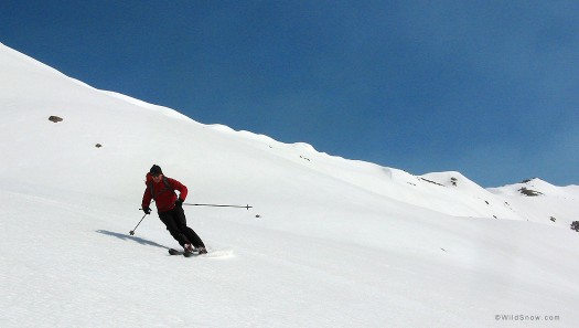 Backcountry skiing on Independence Pass