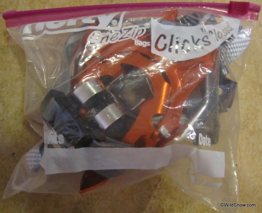 Tenth-of-an-ounce TSA-approved crampon bag