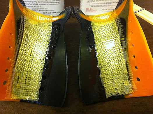 Kevlar in a backcountry skiing boot.