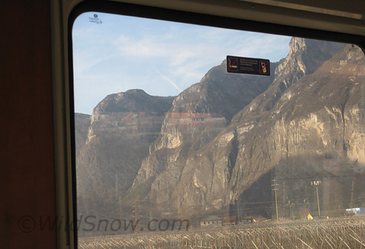 Passing through the Trento area of northern Italy, Sud Tirol.