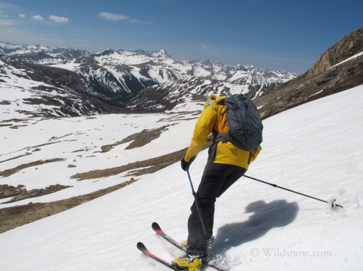 Dakine's Arc 34L, perfect pack for a spring tour around Independece Pass, Colorado.