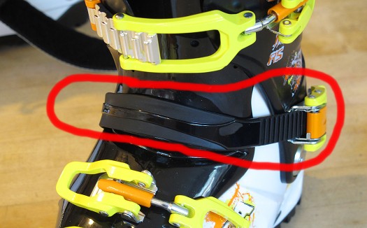 Other boot makers claim they can't place the middle buckle and strap directly over the instep.