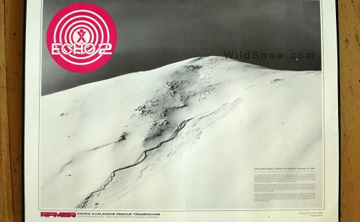  Poster of Highland Bowl avalanche 1982.