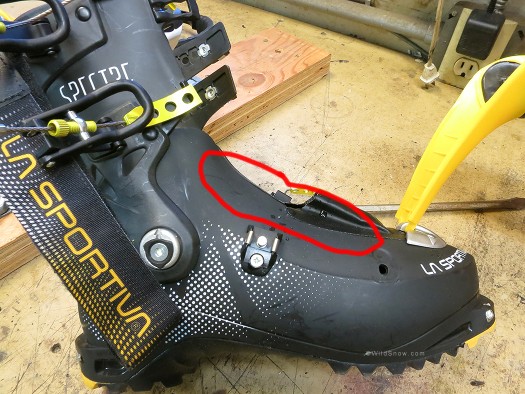 The beautifully thick, heat mold liner of the Spectre ski boot probably takes care of  most fit issues.
