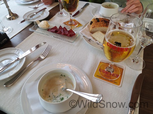 Ah, lunch. One of the best potato soups I've ever had and the historic gasthaus wasn't too shabby. During these press trips we appreciate being hosted to authentic local cuisine, even if it seems a yawner to the locals.
