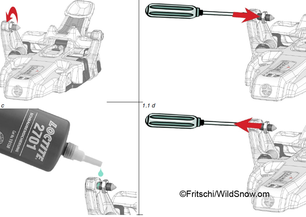 Fritschi Vipec Adjustable Toe Pin - Details - The Backcountry Ski Touring Blog