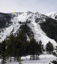 CAIC photo of Star Peak avalanche February 2014.