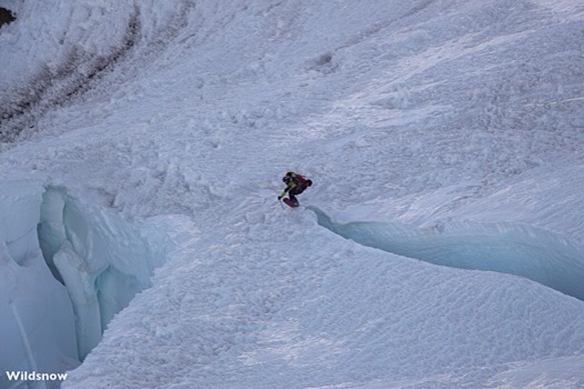 Aaron sending the final shrund at the bottom of Crosson