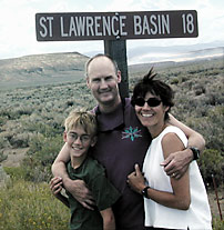 St. Lawrence Basin trailhead just up the road, super exciting to be here.