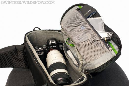 With or without the rest of the pack, the belt pack is a perfect camera case. I love the clear zippered pocket for filters, lens cloths, etc.