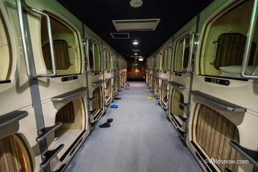 The legendary capsule hotel, a Japanese experience if there ever was one.