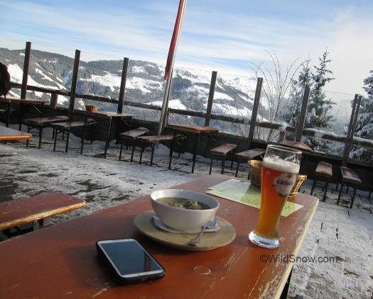 Lunch, solo day Zillertal.