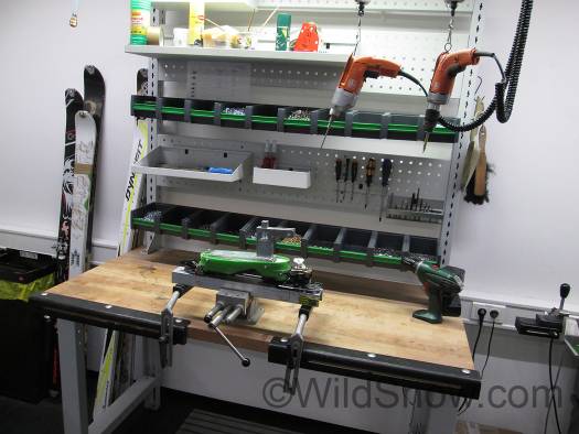 Nice workbench, but I did get the feeling it had been cleaned up a bit for my visit.