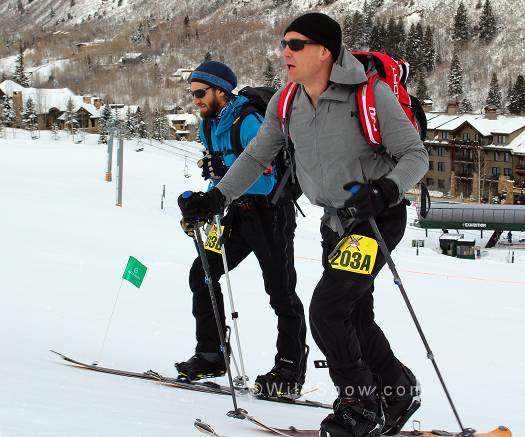 Splitboard team Matt Minich, Ben Skinger (11:44).