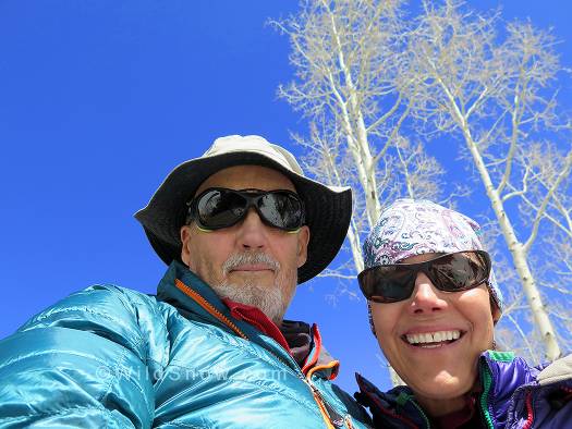 Happy Easter from WildSnow HQ, Bluebird Skies Colorado!