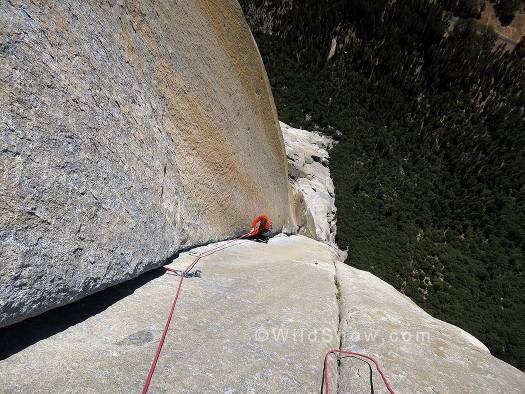 James Lucas follows an incredible corner pitch on the Free Rider on El Cap.