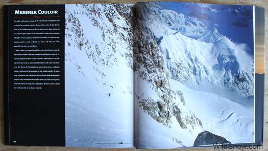 Chris Davenport in Messner Couloir, Denali, from his book 'Fifty Classic Ski Descents.'
