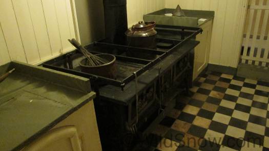 Galley cook stove.