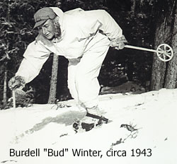 Bud Winter at Camp Hale, Colorado.