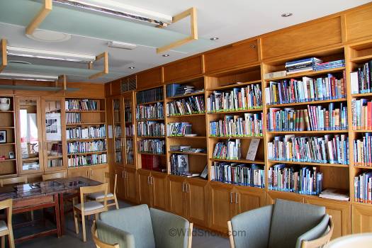 Much of the library is indexed. You'll find just about every guidebook ever written for the area, including some in English, as well as collections of old club journals and publications, also some in English.