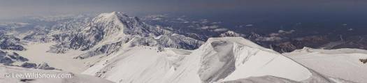 Big views from the summit of Denali.