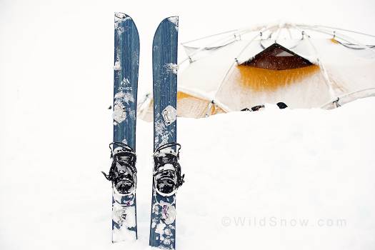 Karakoram Prime Splitboard bindings tested ground Glacier Bay, Alaska.