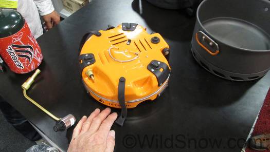 Jetboil bascamp stove folds together into a durable package that won't crush like that Wal-Mart cooktop you used to use.