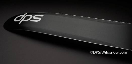 Although toned down from previous versions of the ski, the convex "spoon" shape is still obvious. Photo courtesy of DPS.