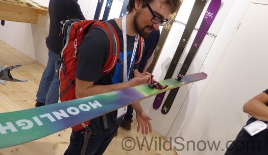 How light can skis get? 