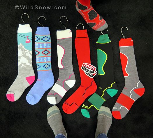 WildSnow favorites -- Darn Tough ski socks truly are darn tough.