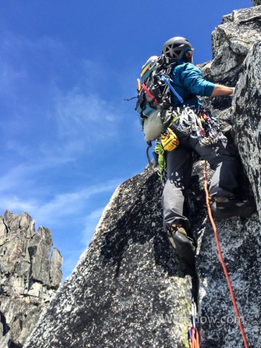 Excelent rock on the cruiser  SW ridge of the Middle Gunsight.