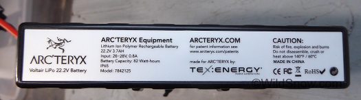 Battery label tells the story.