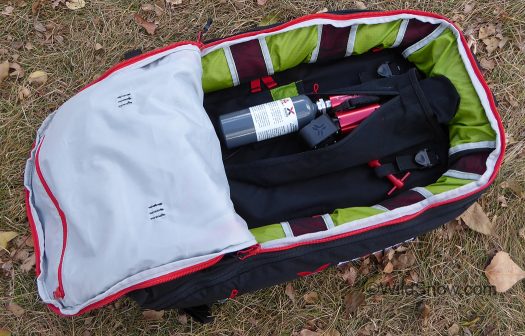 Arva Reactor 18 with the new cylinder, it's quite large inside as an 18  liter pack, would work for me as my normal day kit, while most of the 30 liter packs are too large.