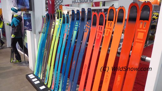 Dynafit ski lineup for 2017-2018 has a much more integrated look.